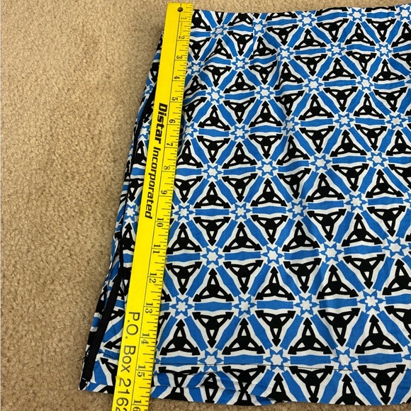 Golftini Geometric Blue and Black Women's Skirt/Skort “Flirtini”- Sz 6 - Picture 11 of 12